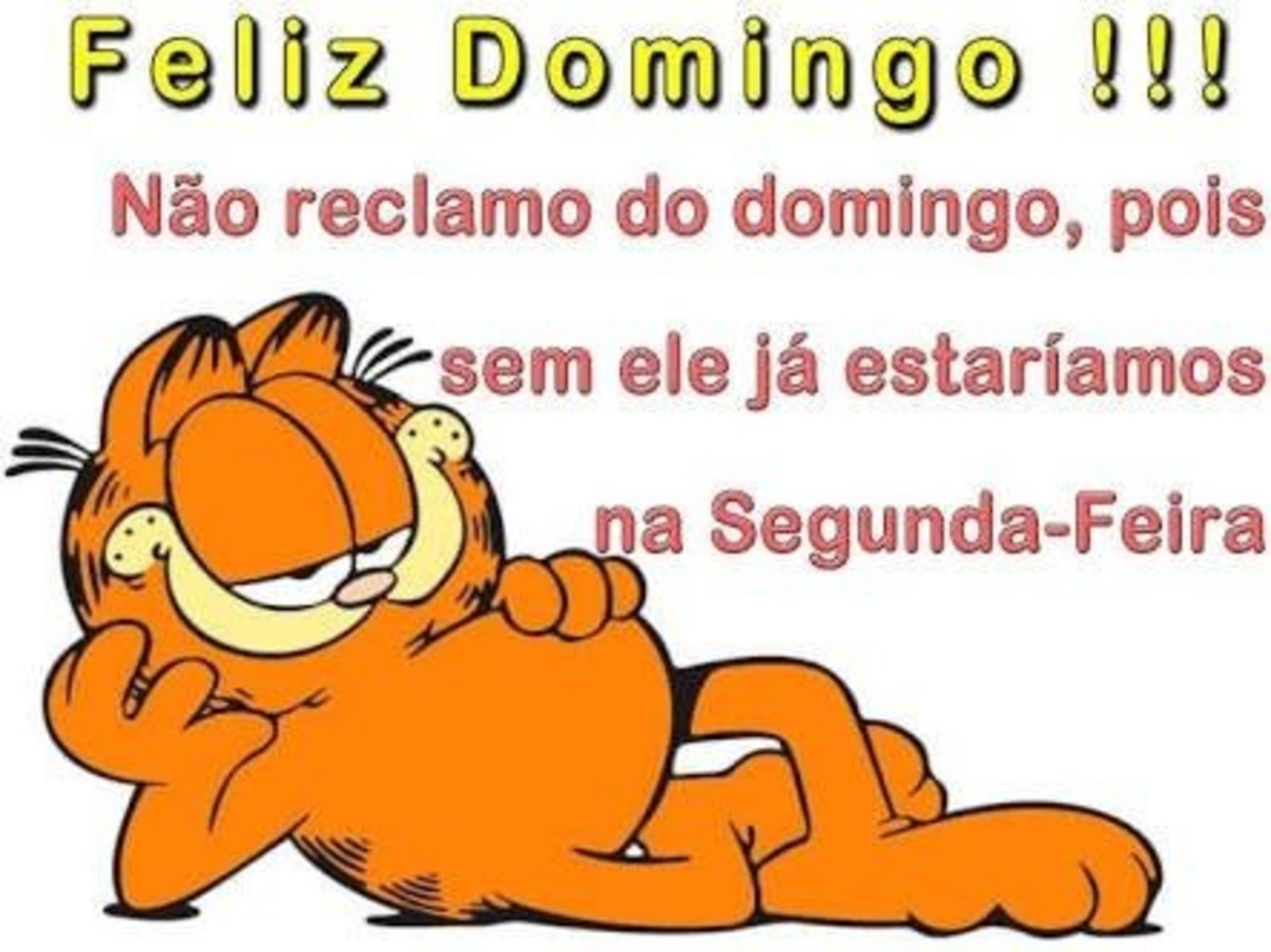 Feliz Domingo Garfield 58