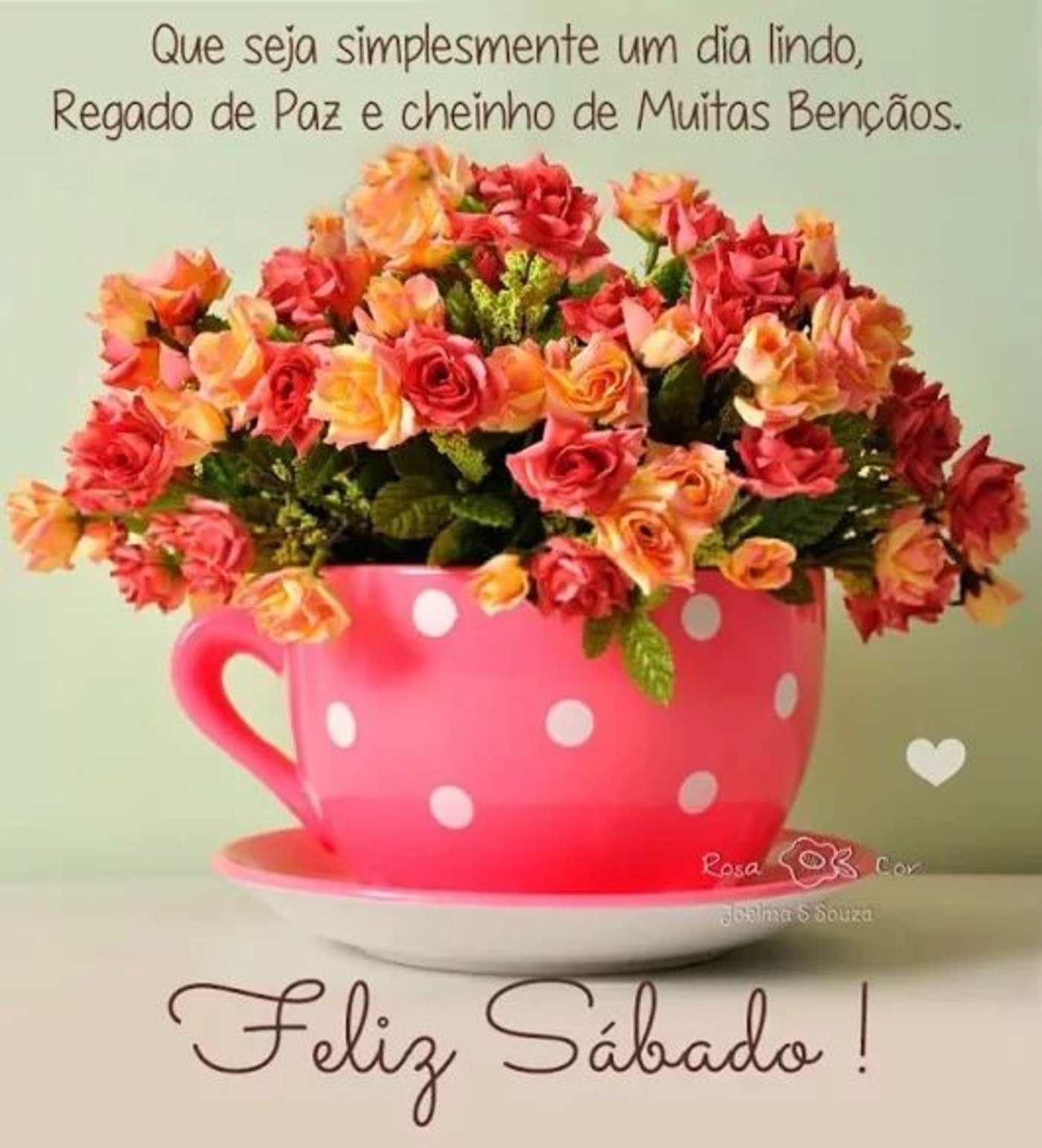 Feliz Sábado com flores lindas imagens 71