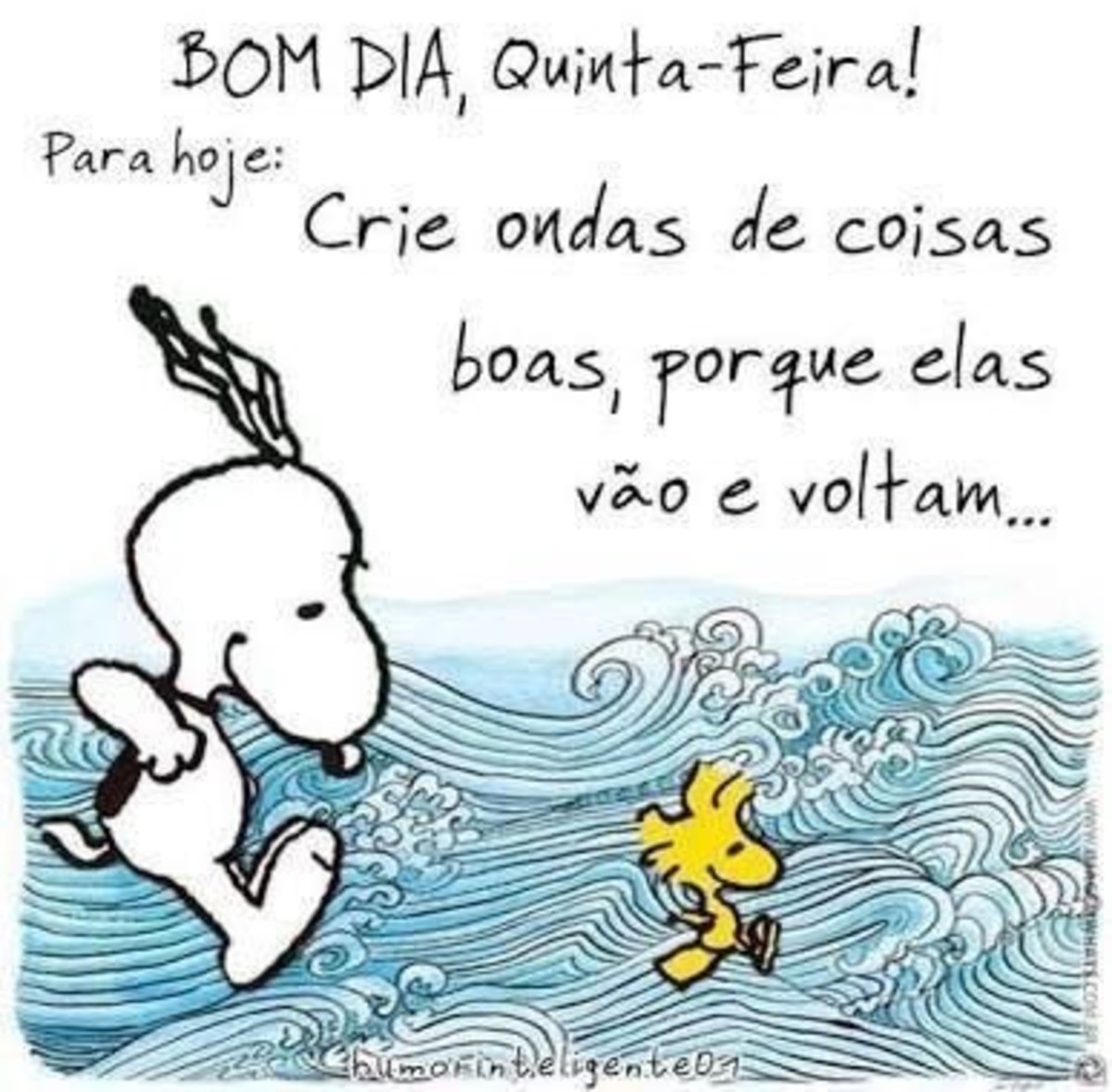 Snoopy Bom Dia Feliz Quinta-Feira 81